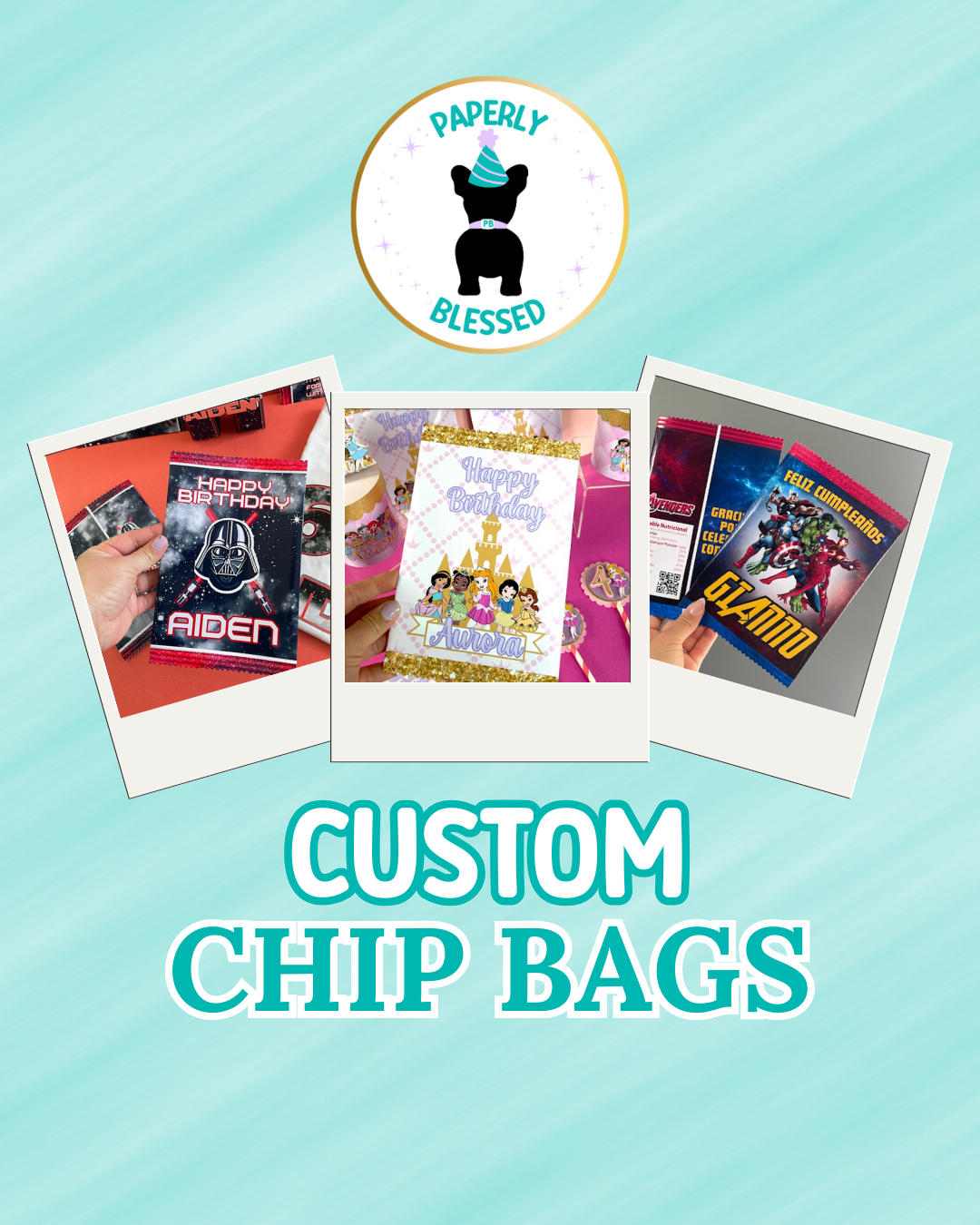 Custom Themed | Chip Bags