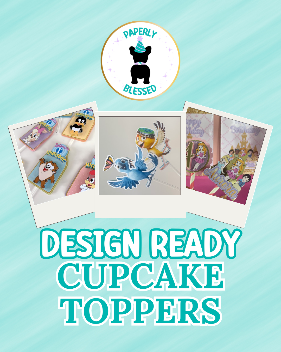Design Ready | Cupcake Toppers (Set of 12)