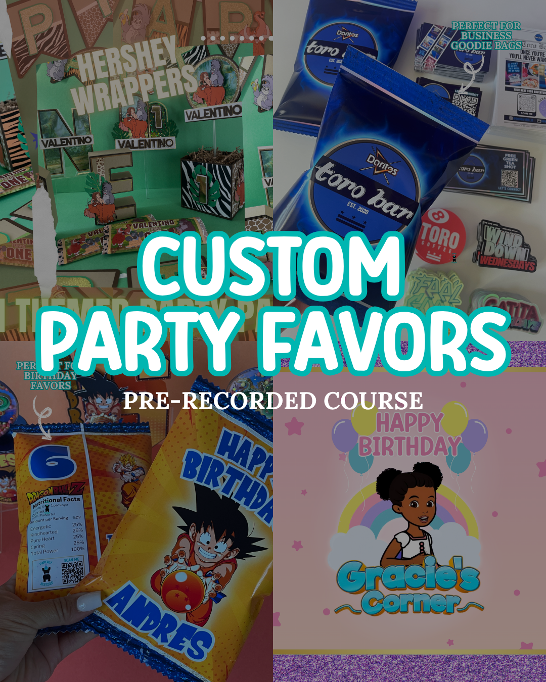 Custom Party Favors | Pre-Recorded Course – Pre-Launch Special 🎉