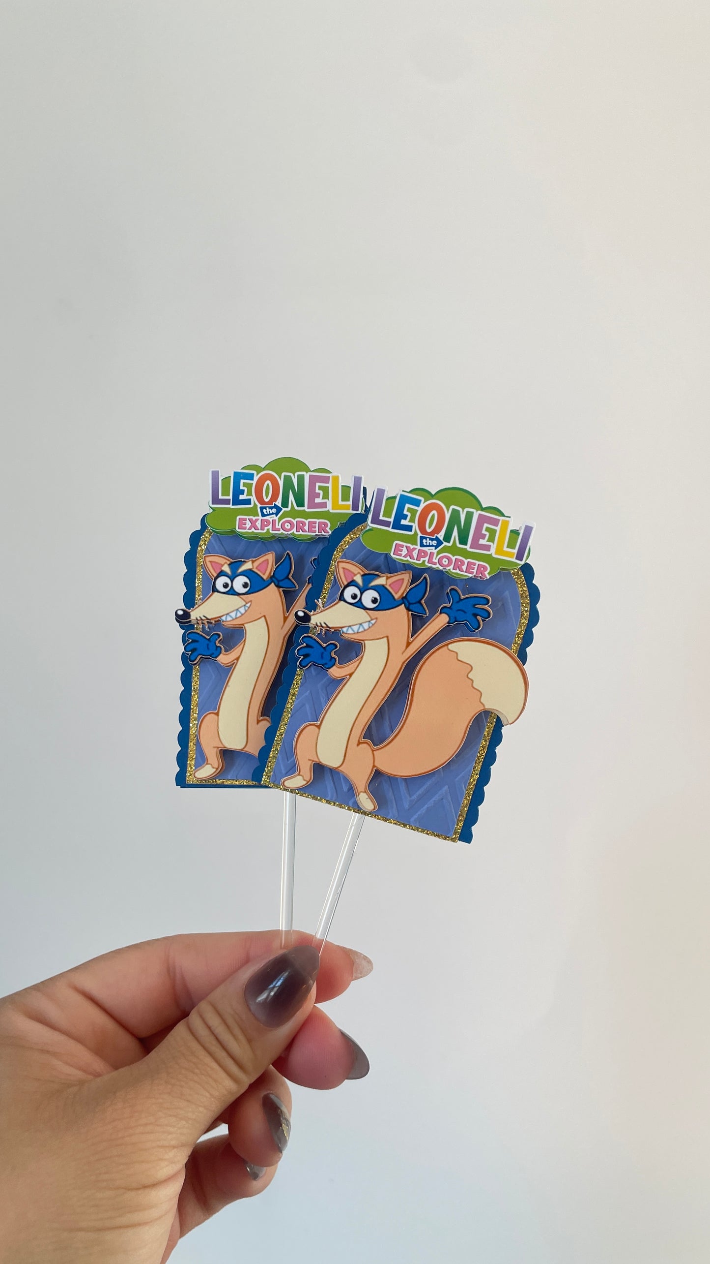Dora | Layered Cupcake Toppers (Set of 12)