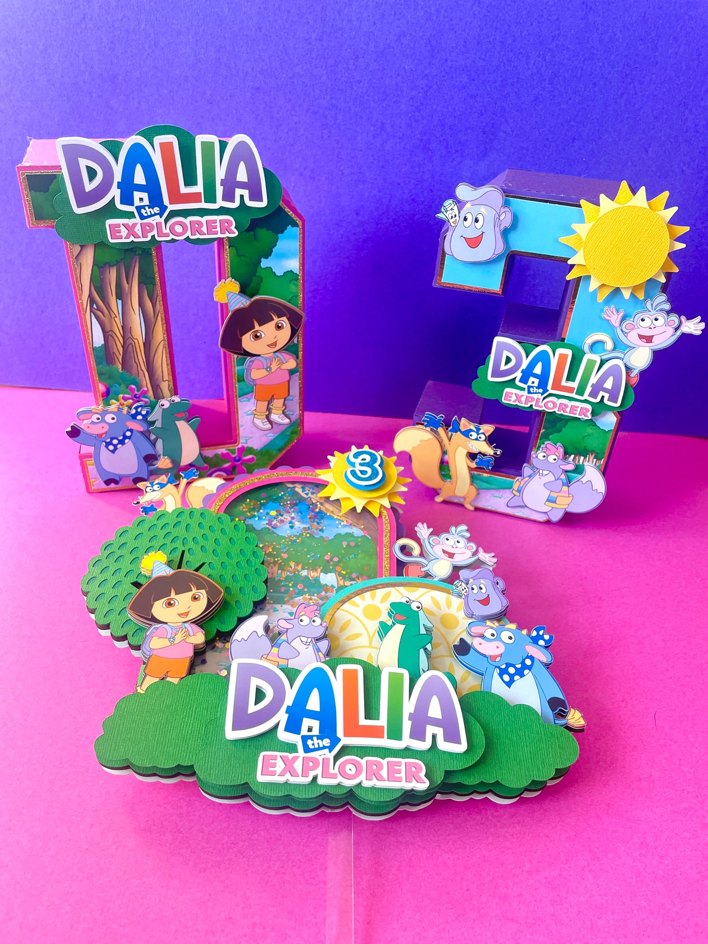 Dora | 3D Letter/Number