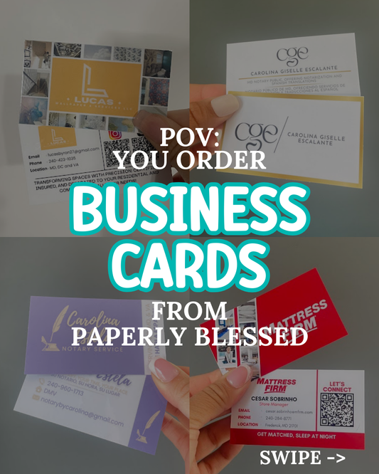 Luxe Business Cards | Glossy
