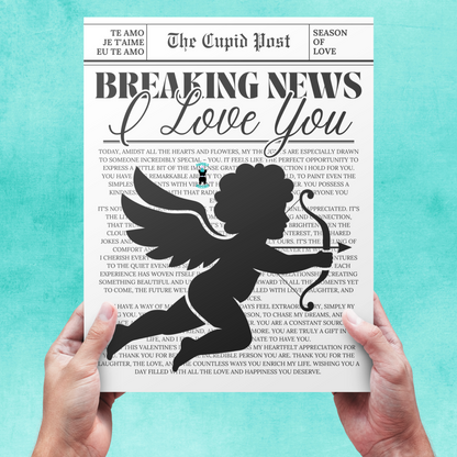 Breaking News: I Love You | 2 Templates