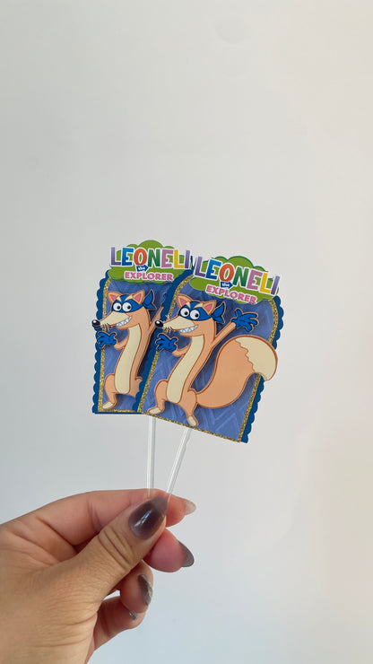 Dora | Layered Cupcake Toppers (Set of 12)