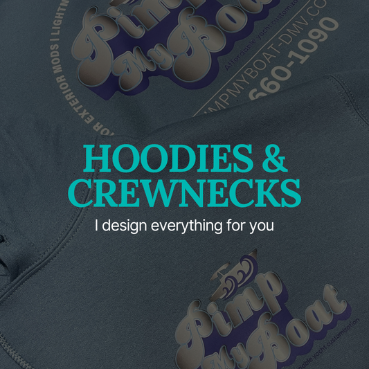 Hoodies & Crewnecks – I Design Everything for You (Bulk 6+ Minimum) | Custom Business, Team, or Charity