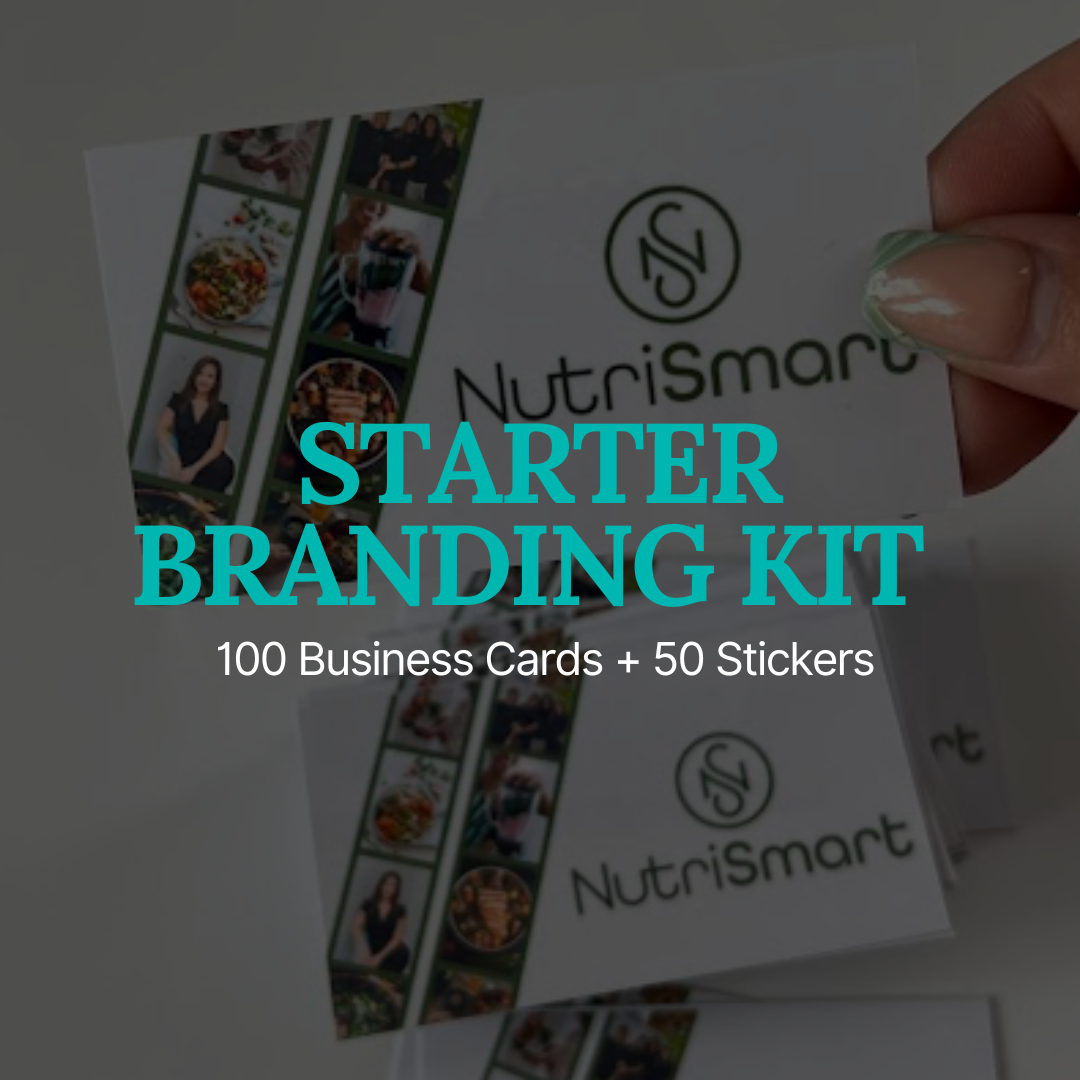 Starter Branding Kit | 100 Business Cards + 50 Stickers