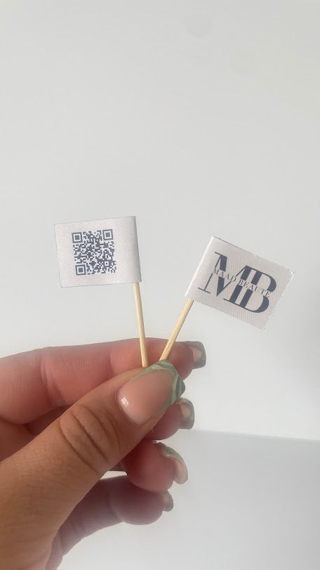 Food Picks w/ label | Set of 50