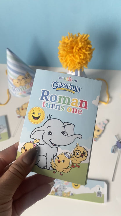 Cantico | Set of 12 Caprisun Labels | 12 Stickers